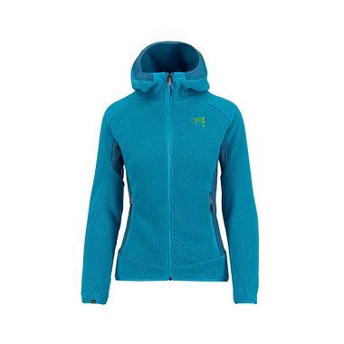 80's Hoodie W Fleece BlueAtoll