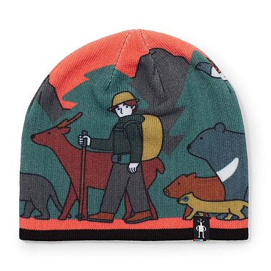 Kids Printed Beanie Multi Stripe