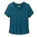 Ws Merino 150 Lace V-Neck SS TwilightBlue