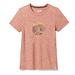 Ws Short Sleeve Graphic Tee Peak Freedom Slim Fit