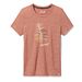 Ws Short Sleeve Graphic Tee Peak Freedom Slim Fit